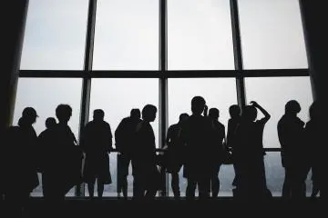 <p>Observers of the Tokyo skyline</p>
