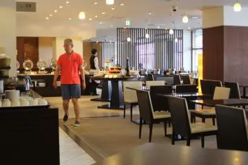 The restaurant at morning, I came late, it's already 9.30 am. (Photo: Endarastya Sarah)