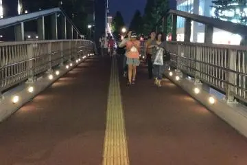 <p>Jembatan menuju Berry Walk &nbsp;</p>