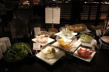 La barra de ensaladas