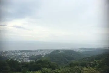 The view of Sagami Bay from Shonandaira Observatory