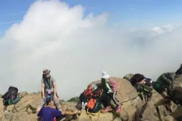 <p>The mountain top.</p>