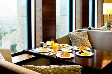 Relax with their signature strawberry tea and sweets
