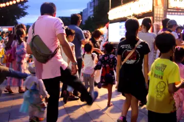 The festive of Hokkai Bon Odori