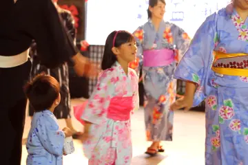 Dancing with a happy face