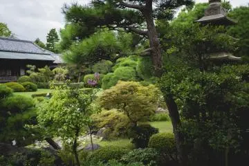 <p>The Temple gardens are called 'Suikeien'</p>