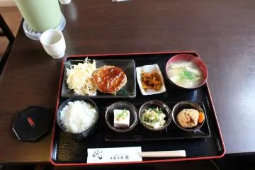 <p>The Tofu Burger Set</p>