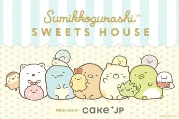 Sumikkogurashi during a collaboration with Cake.jp