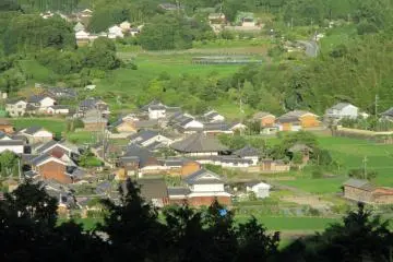 <p>Asuka Temple from Amakashino-oka Observation Point</p>
