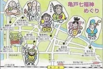 <p>The seven lucky gods of Kameito</p>
