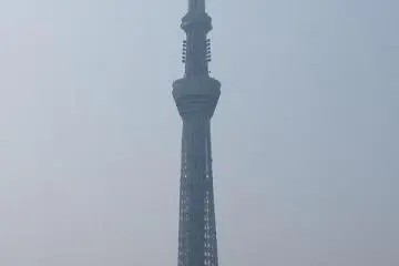 Tokyo Skytree in the distance (Photo: kazuko narahara)