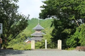 <p>The octagonal pagoda without the mist</p>