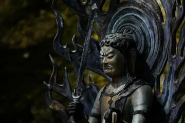 <p>A Buddha statue: Acala (Immovable)</p>