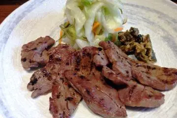<p>Grilled beef at Morinoya</p>