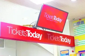 <p>Information display at the booth</p>
