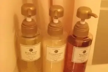 <p>Mes produits de bain.</p>