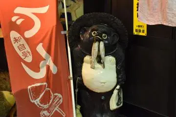 Seekor anjing rakun lucu menyambut Anda di pintu masuk!
