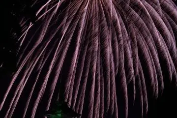 A large firework explosion