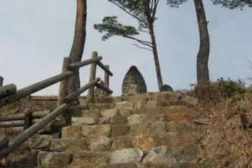 Just steps away from the top.