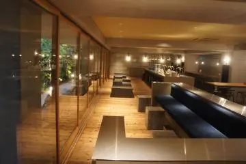 <p>One of the luxury hostel concept designs showcasing a modern and classy interior. This is the common room and your breakfast place.</p>