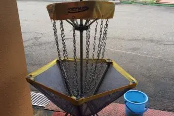 <p>Collapsible hole at the pro shop.</p>