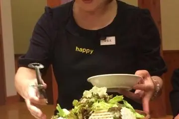 <p>A server will make sure you stay happy!</p>