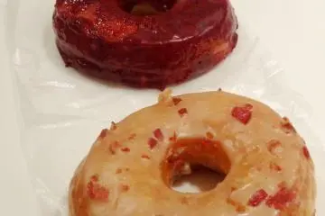 <p>The maple bacon and blueberry bourbon basil donuts ... my personal choices</p>