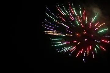 <p>Fireworks rounded out the show</p>