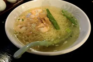 수프의 새우와 면