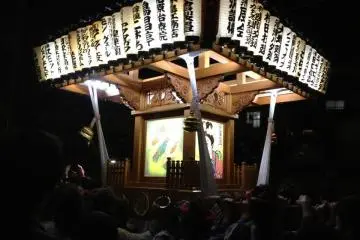 Night time shrine