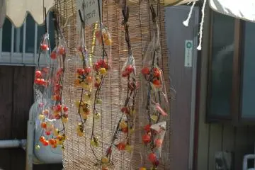 <p>Ada banyak hal yang bisa dilihat dan dibeli dari penjual, termasuk cabang-cabang ini yang diperlukan untuk pajangan bunga musim gugur</p>