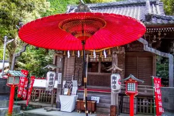 <p>A `Wagasa` (traditional umbrella)&nbsp;</p>