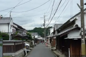 Even the streets shared with cars are quiet.