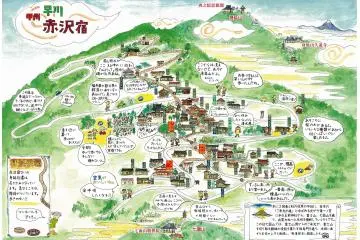'Map' of Akasawa-juku &nbsp;