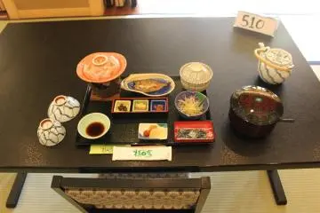 <p>The breakfast spread</p>