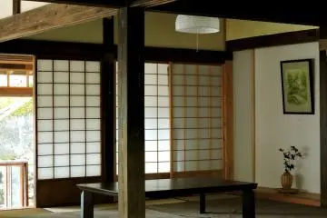 <p>The peaceful calm of the first floor tatami space</p>