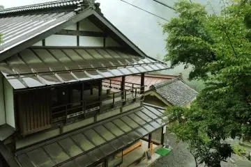 <p>Looking down at Shimizuya from the hillside</p>