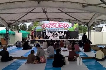 <p>Panggung untuk perayaan festival</p>