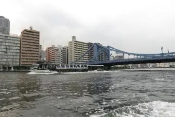 <p>Jembatan Depang sangat harus dilihat ketika berjelajah di sungai Sumida</p>