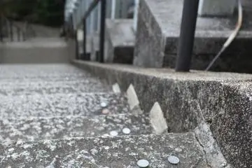 <p>Dropped coins on Danjyo Yaku-Zaka</p>