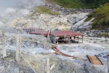 Take in the healing qualities for the hot springs, whose minerals are heard to be helpful in reducing high blood pressure and heart disease.