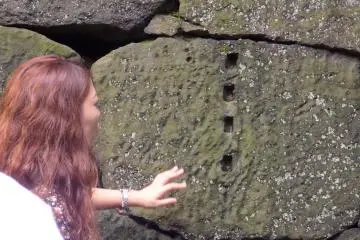 The guide explains some markings on the stones that you may not have noticed.