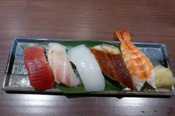 Putting the nigiri together took a while to get used to, but the end product is still delicious.&nbsp;