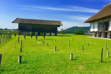 เสาไม้ไผ่ในสมัยโบราณ