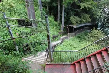 <p>The long stairs</p>