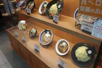 <p>Replica food menu</p>