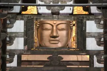 <p>A Buddha in the window &nbsp;</p>