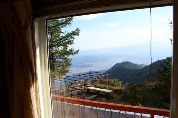 <p>The view from one of the rooms</p>