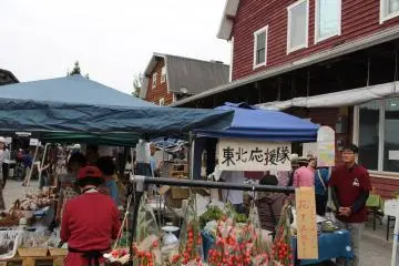<p>A look at the market next to Alishan</p>