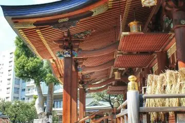 <p>The main building of Yushima Tenman-gu</p>